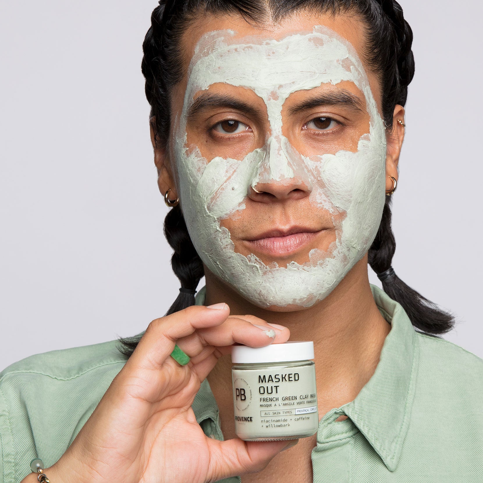 MASKED OUT French Green Clay Mask